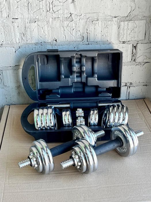 Гантели наборы до 50 кг оцинкованные