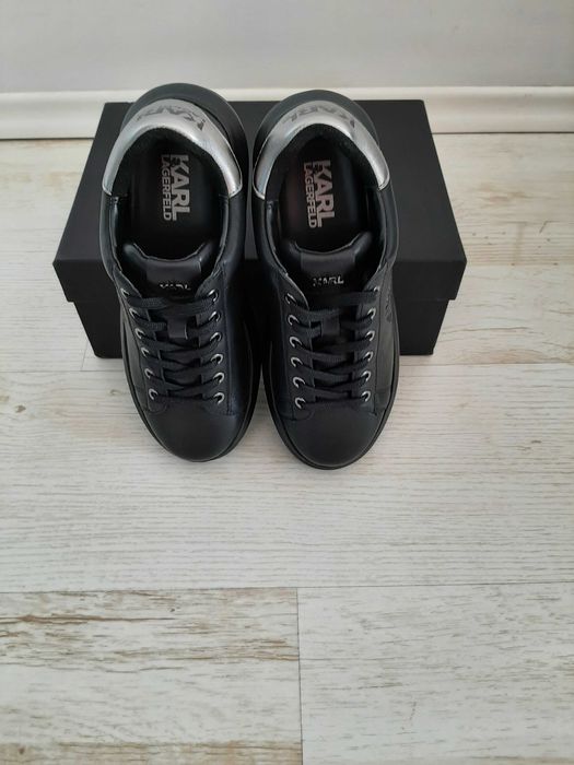 Кожени маратонки  Karl Lagerfeld  KAPRI