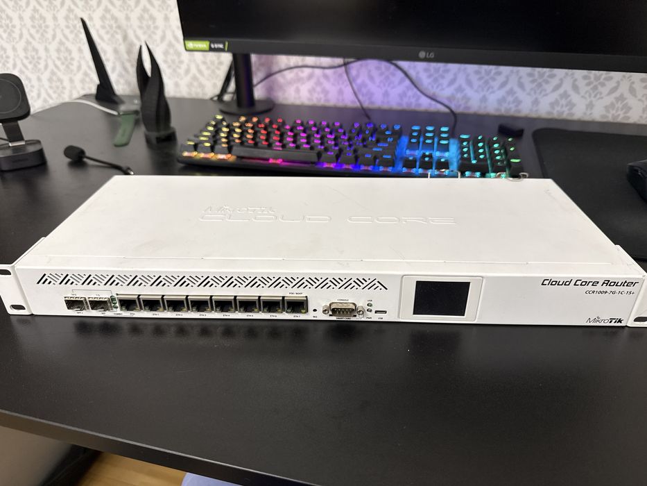 Mikrotik Cloud Core Router CCR-1009-7G-1C-1S+
