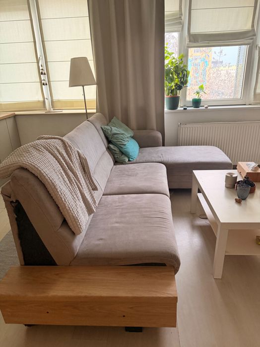 Canapea coltar trei locuri extensibila