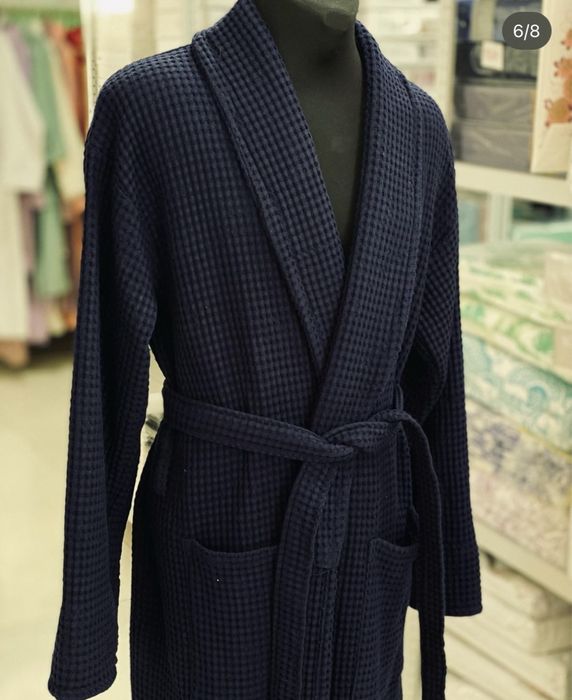 Халаты вафельные махровые халат