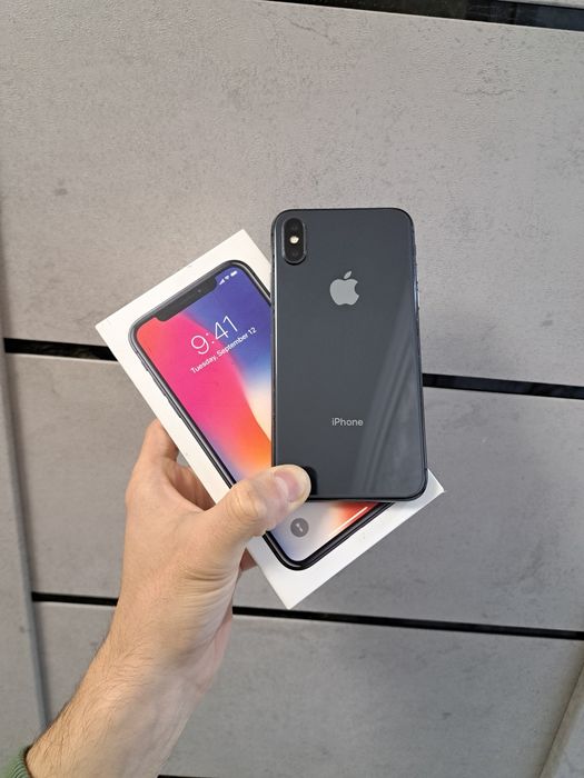 iphone X память 64gb Face id ишлиди коробка документ