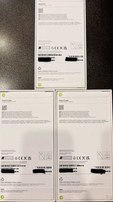 iPhone 17 pro max 512  deep blue    iPhone 17 pro max 512 silver