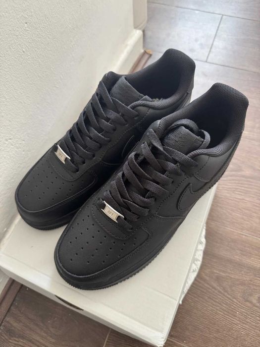 Classic Nike Air Force 1 07' PLUS Full Black 36 37 38 39 40 41 42 43 44 45 46