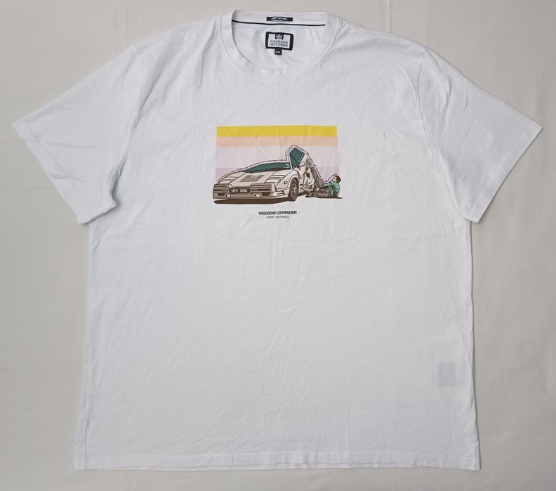Weekend Offender Admit Nothing Shirt оригинална тениска 3XL памучна бяла фланелка