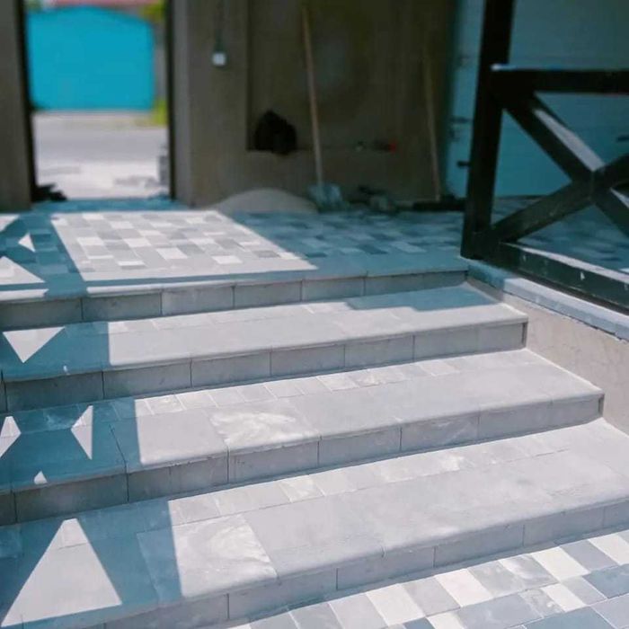 Ступеньки из Ekam-бетона в комплекте