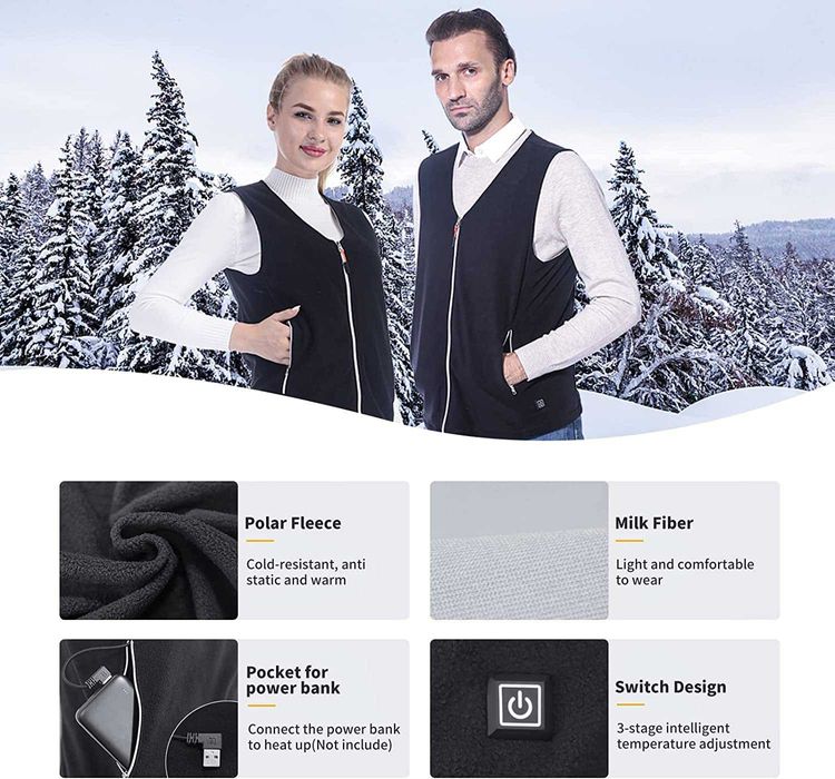Жилетка с подгряване ISOPHO за мъже и жени