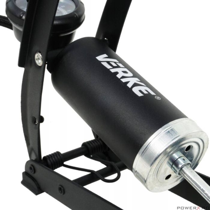 Pompa de picior cu piston si manometru pentru umflat, presiune 7 bari,