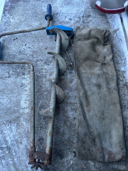 Ледобур для льда, ручной