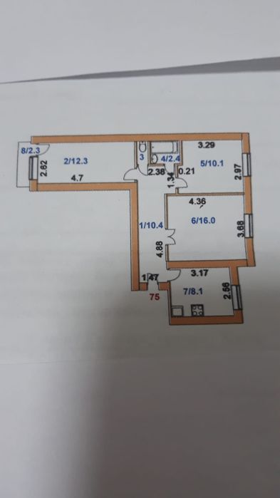 Продам 3-х комнатную квартиру