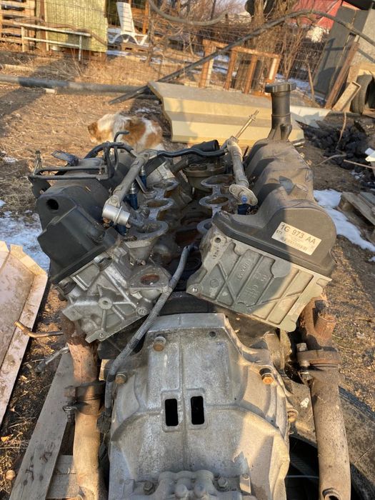 Двигатель на форд 4.0 объем в сборе КПП механика раздатка