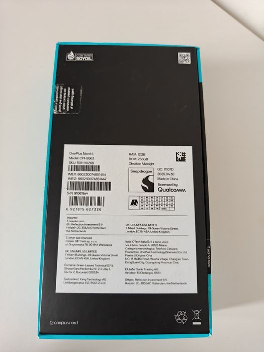OnePlus Nord 4, 12/256 GB.