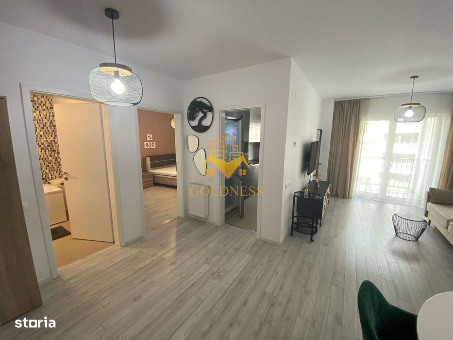 2 camere decomandate Buna Ziua, bloc nou, parcare, etaj intermediar!
