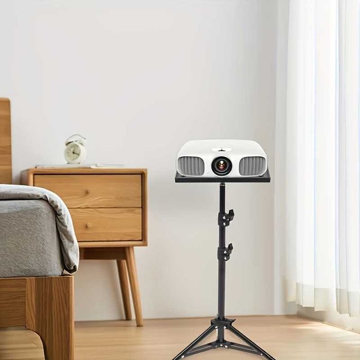 Стойка за проектор с поднос, Здрава стойка на трипиъд с регулируема