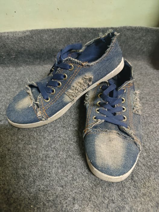 Кеды детские джинсовые 37 размер