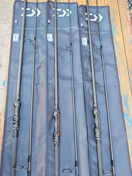 3 броя Daiwa Infinity X45 3.66m 3.25lbs