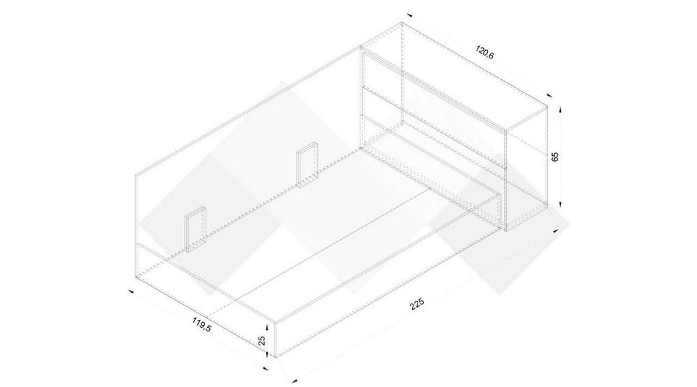 Приста с ракла в бял цвят