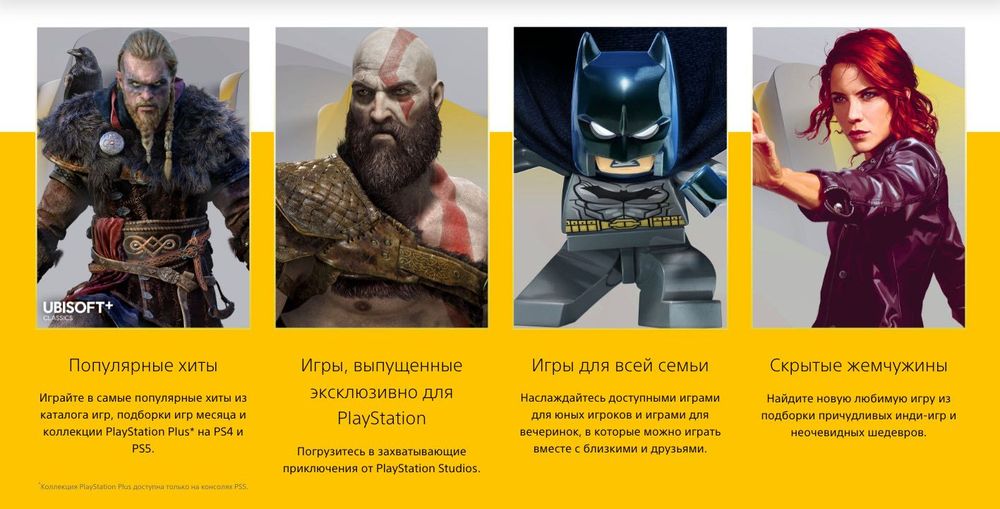 Playstation Plus Подписка и Игры PS5 | PS4