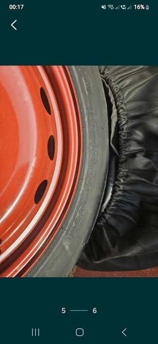 Roata rezerva slim 4x100 remorca rulota