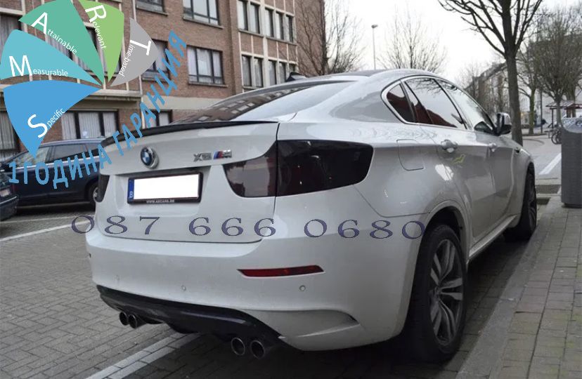 Лип спойлер багажник BMW E71 X6 сериа lip spoiler M бмв е71 х6 P style