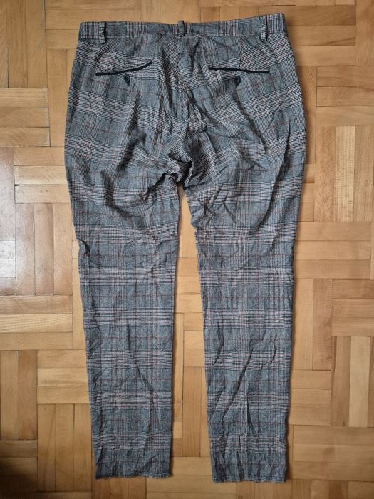 Pantaloni premium David Naman, Lână & Bumbac, Bărbați - 48