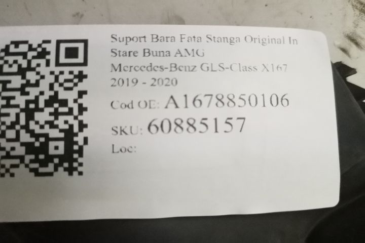 Ляв преден държач на броня Оригинален В добро състояние AMG Мерцедес-Б