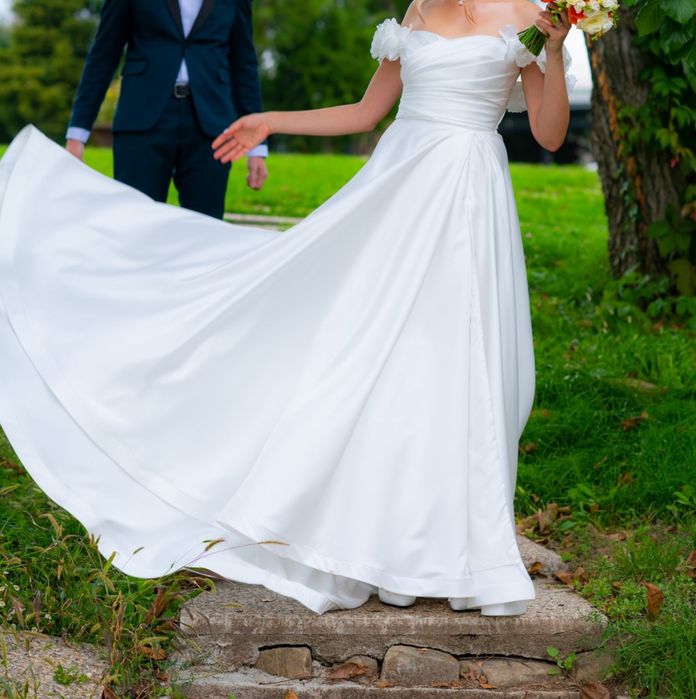 Rochie de mireasa marime XS-L( cu corset ajustabil)