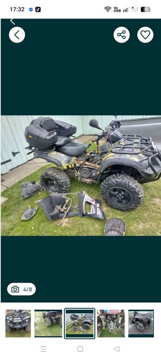 Piese ATV tgb 425  550  4×4