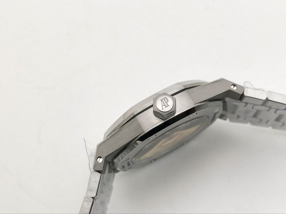 Audemars Piguet Royal Oak 15450 37mm Бял циферблат Стомана - QC снимки