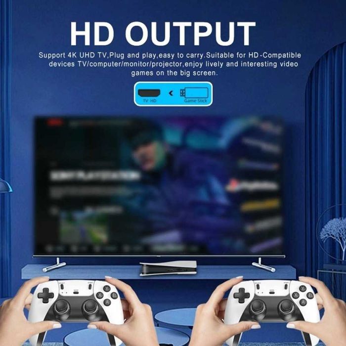Game Stick Игрална конзола RS5 – 4K 46 000+ игри