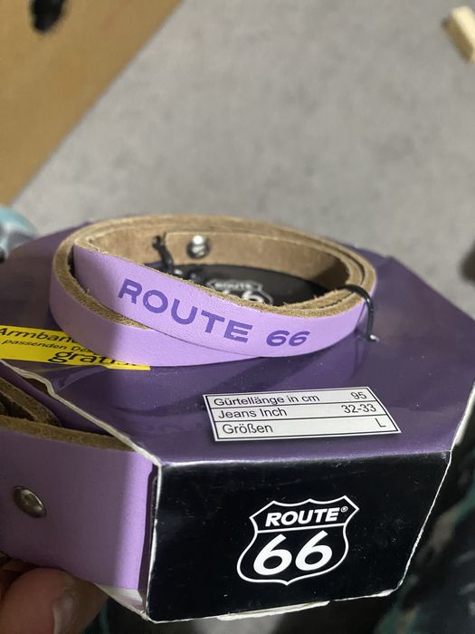 Curea din piele si bratara 2 buc