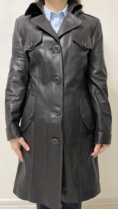 Куртка кожаная осенняя