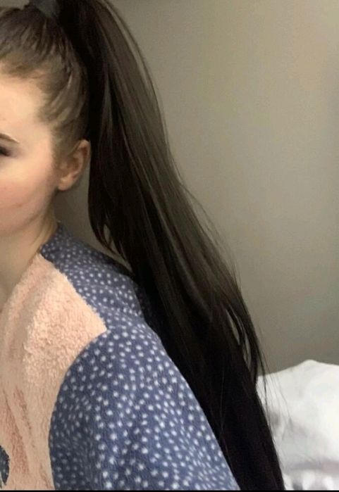 Coadă cu șnur din par