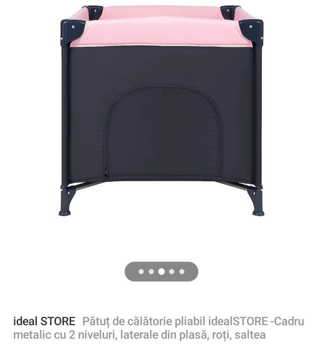 Pătuț copii pliabil + saltea 120*60