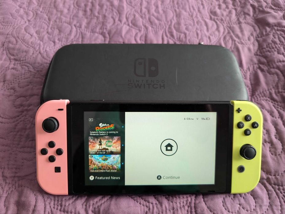 Nintendo Switch с калъф
