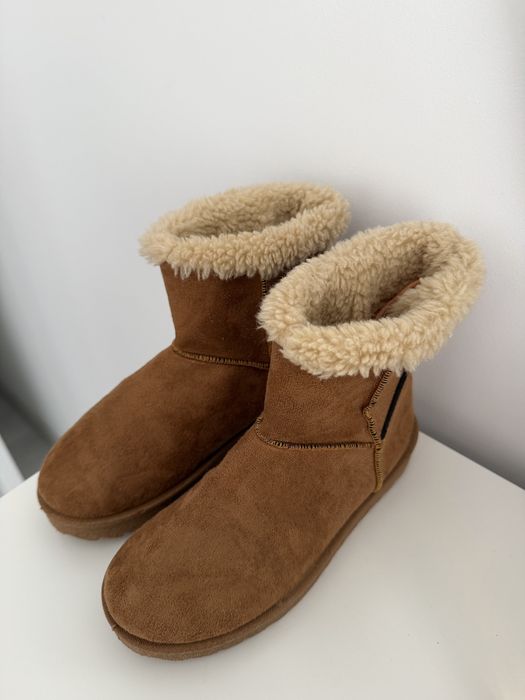 Боти с пухена подплата