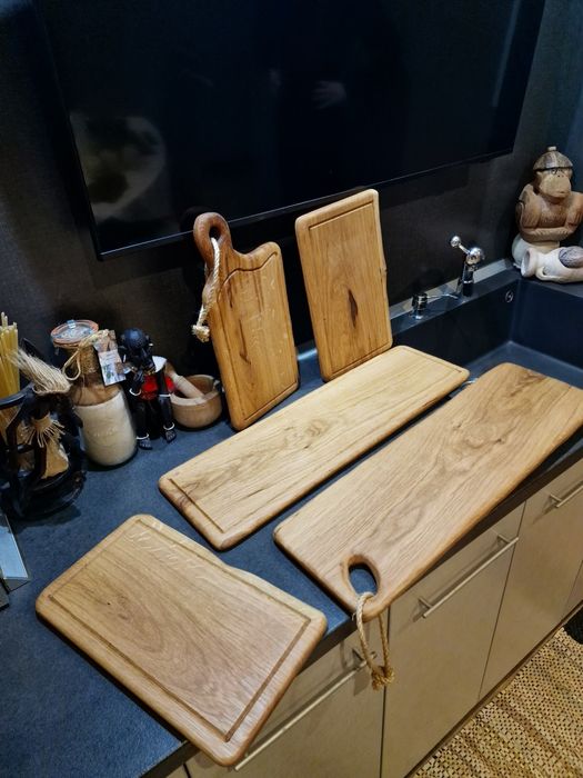 Дъски и кутии от дъб/бук