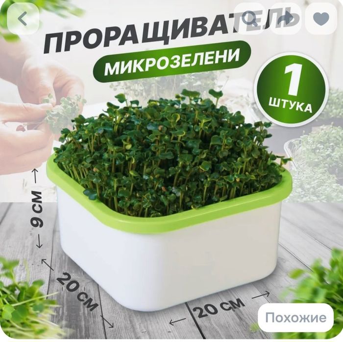 Проращиватели для микрозелени