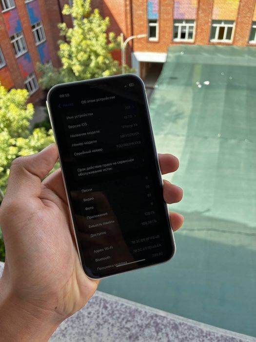 iPhone Xr (17 pro korpusda) 128gb 100% Kh/A