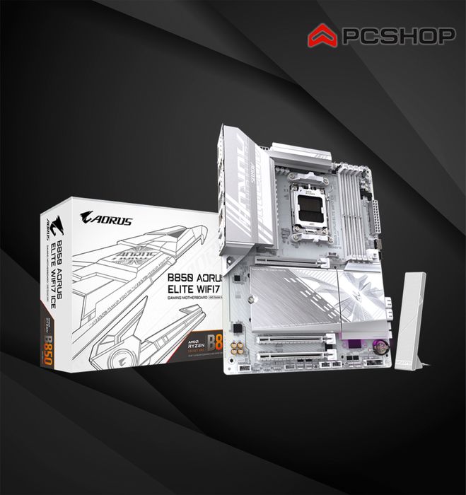 GIGABYTE B850 Aorus elite Wifi 7 Ice