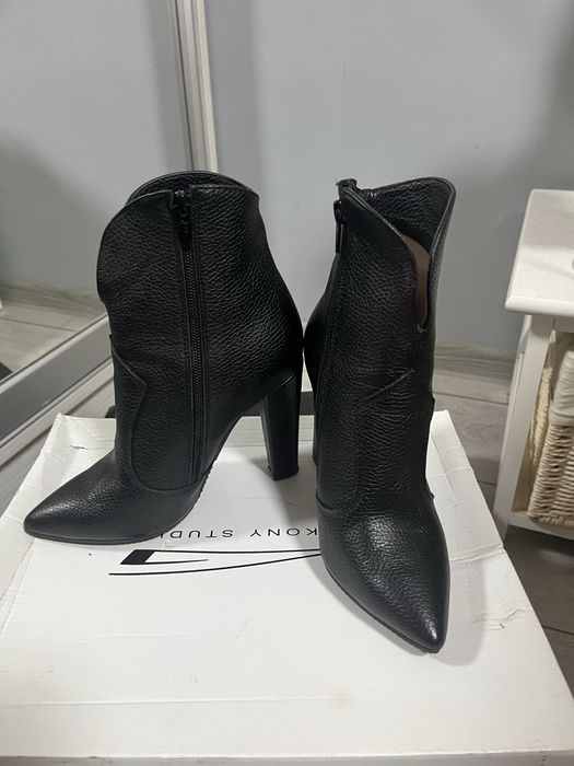 Botine Garkony,piele,masura 35,noi,incaltate o singura data