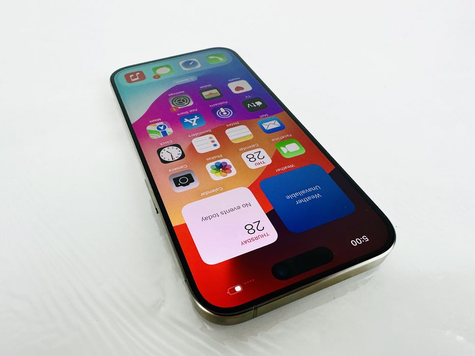 Apple iPhone 15 Pro Max 256GB Natural Titanium Перфектен! Гаранция!