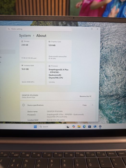 **ATS GSM**Samsung Galaxy Book4 Edge 256gb/F+G