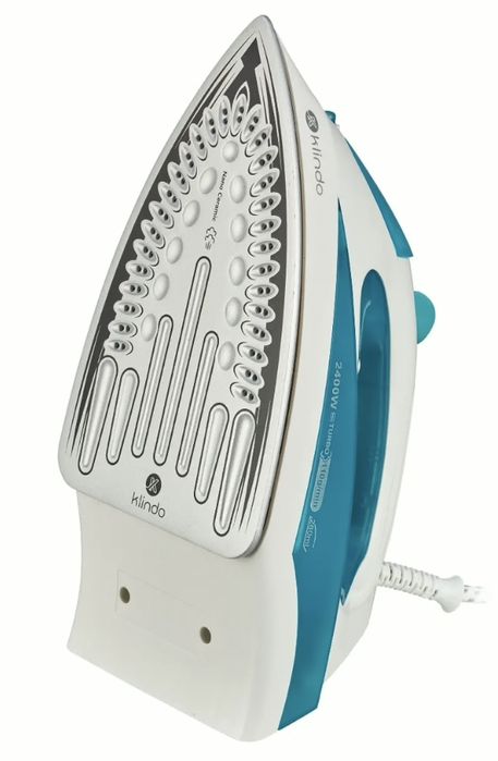 Fier de calcat Klindo KSI2400-22, 2400 W, Alb/Albastru