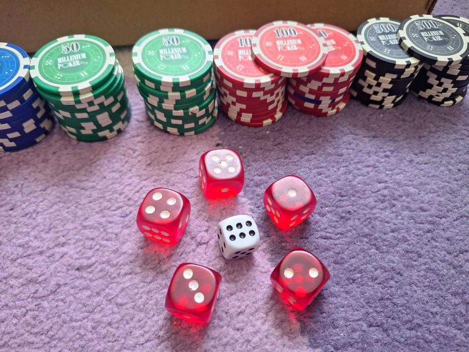 Set joc jetoane profesionale grele Millenium Poker