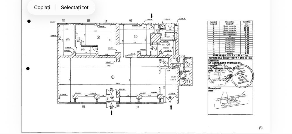 Inchirez spatiu comercial pretabil clinica , restaurant,vitrina 16m