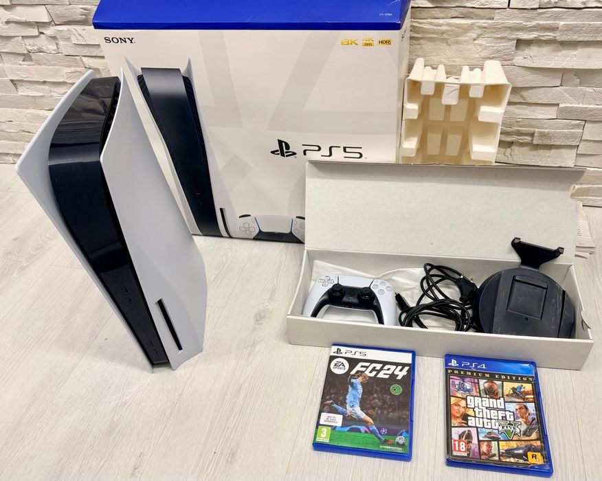 PS5 - PlayStation 5 Disk + 30 jocuri