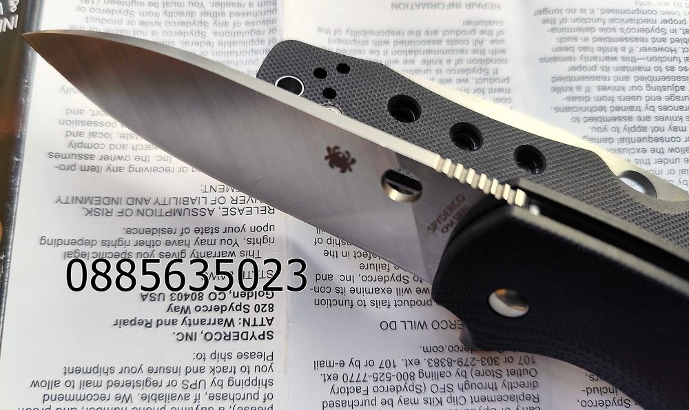 Spyderco C240 Kevin Smock / Brad Southard Positron C195