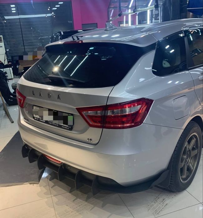 Lada Vesta tuning. Сплитеры Обвес для Лады Vesta