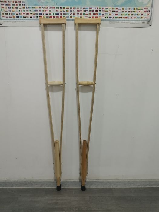 КОСТЫЛИ подмышечные, регулируемая, QO'LTIQ TAYOQLARI, Хасса, Hassa